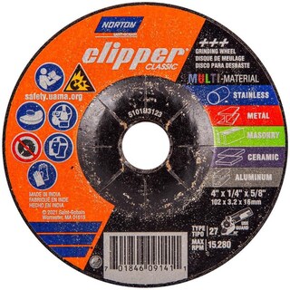 Foto 1 | Foto 1 | Muela Abrasiva Norton Clipper De 4 Pulgadas Multimaterial - Venta Internacional.
