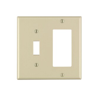 Foto 1 | Foto 1 | Placa De Pared Leviton 001-80405-iv Combinación De 2 Elementos Color Marfil - Venta Internacional.