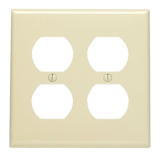 Foto 1 | Foto 1 | Placa De Pared Leviton 80716-i 2 Elementos 2 Unidades Nailon Color Marfil - Venta Internacional.