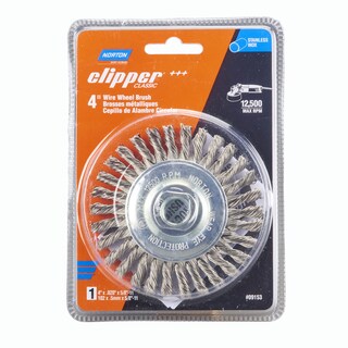 Foto 1 | Foto 1 | Cepillo De Alambre Norton Clipper De Acero Inoxidable De 4 Pulgadas Con Nudos - Venta Internacional.
