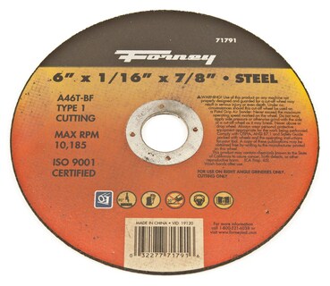 Foto 1 | Foto 1 | Disco De Corte Forney 71791 15 Cm X 2 Mm X 2 2 Cm - Venta Internacional.
