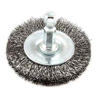 Foto 2 | Foto 2 | Cepillo De Alambre Forney 72728 Rizado Fino Vástago De 5 Cm Y 6 35 Mm - Venta Internacional.