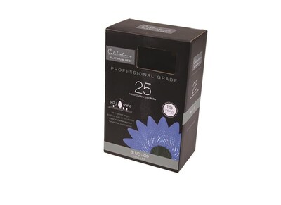 Foto 2 | Foto 2 | String Light Celebrations Platinum C9 Led Azul 25 Bombillas De 7 6 M - Venta Internacional.