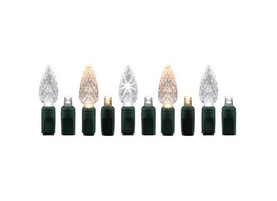 Foto 2 | Foto 2 | Cadena De Luces Para Celebrar La Navidad 50 Led Color Blanco 7 8 M - Venta Internacional.