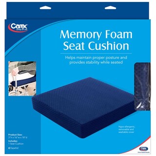 Foto 1 | Foto 1 | Cojín Para Sillón/asiento Carex Health Brands Espuma Viscoelástica Azul Marino - Venta Internacional.