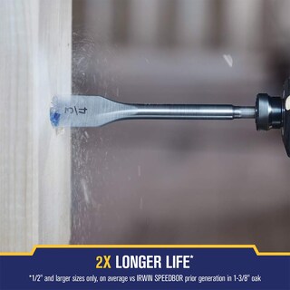 Foto 3 | Foto 3 | Broca Irwin Speedbor Pala Para Madera De 1/4'' X 15 Cm - Venta Internacional.