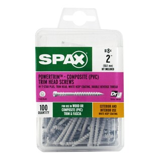 Foto 2 | Foto 2 | Tornillos Para Molduras Compuestas De Madera Spax #8 X 5 Cm Paquete De 100 - Venta Internacional.