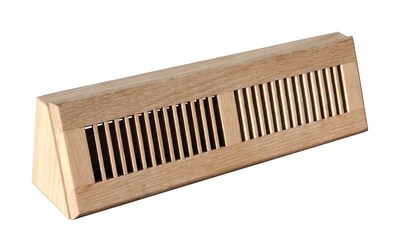 Foto 1 | Foto 1 | Difusor De Zócalo Tru Aire 10 Cm De Alto X 45 Cm De Ancho 2 Vías Madera De Roble Marrón - Venta Internacional.