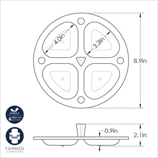 Foto 2 | Foto 2 | Inserto Antiadherente Para Escalfar Huevos Nordic Ware Para Sartenes De 25 A 30 Cm - Venta Internacional.
