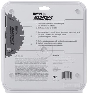 Foto 3 | Foto 3 | Hoja De Sierra Irwin Industrial Tools 14050 8-1/4'' 24t Diamond - Venta Internacional.