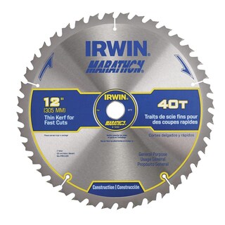 Foto 1 | Foto 1 | Hoja De Sierra Irwin Marathon 12'' 40t De Carburo Con Ranura Fina - Venta Internacional.