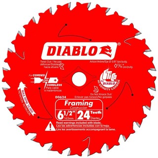 Foto 6 | Foto 6 | Saw Blade Diablo D0624a Con Marco De 16 5 Cm Y 24 Dientes - Venta Internacional.