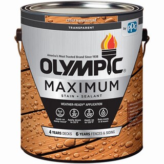 Foto 2 | Foto 2 | Tinte Y Sellador Olympic Maximum Low Luster Cedar 3 78 L (paquete De 4) - Venta Internacional.