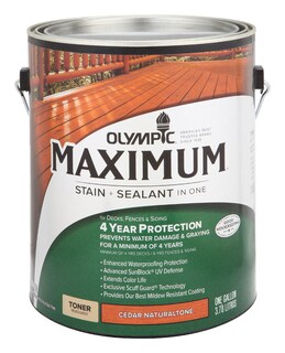 Foto 3 | Foto 3 | Tinte Y Sellador Olympic Maximum Low Luster Cedar 3 78 L (paquete De 4) - Venta Internacional.