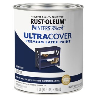 Foto 1 | Foto 1 | Paint Rust-oleum Painters Touch Latex 1 Litro Azul Marino Brillante - Venta Internacional.