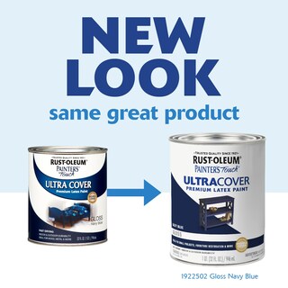 Foto 2 | Foto 2 | Paint Rust-oleum Painters Touch Latex 1 Litro Azul Marino Brillante - Venta Internacional.