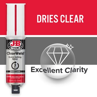 Foto 3 | Foto 3 | Jeringa Epoxídica J-b Weld Clearweld Quick Set 25 Ml - Venta Internacional.