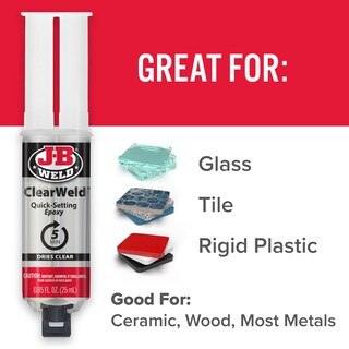 Foto 5 | Foto 5 | Jeringa Epoxídica J-b Weld Clearweld Quick Set 25 Ml - Venta Internacional.