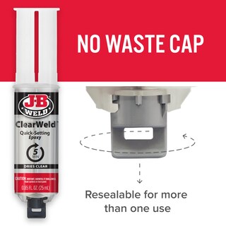 Foto 6 | Foto 6 | Jeringa Epoxídica J-b Weld Clearweld Quick Set 25 Ml - Venta Internacional.