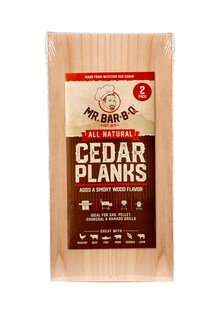 Foto 1 | Foto 1 | Cedar Planks Mr. Bar-b-q 30 X 14 Cm 2 Unidades Color Marrón - Venta Internacional.
