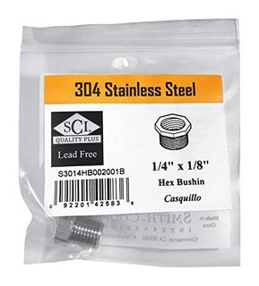 Foto 1 | Foto 1 | Buje Hex Smith Cooper 1/4x1/8 De Acero Inoxidable - Venta Internacional.