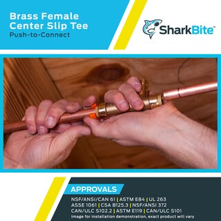 Foto 5 | Foto 5 | Adaptador Fnpt Slip Sharkbite De 3/4 Pulgadas Conector A Presión De Latón - Venta Internacional.