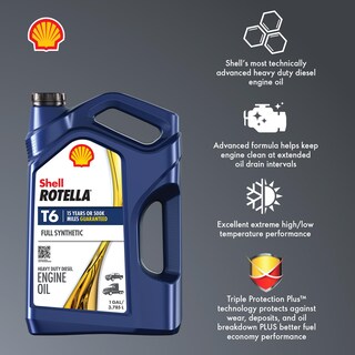 Foto 4 | Foto 4 | Aceite De Motor Shell Rotella T6 Totalmente Sintético 15w-40 3.78l - Venta Internacional.