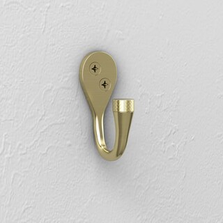 Foto 6 | Foto 6 | Hook National Hardware N337-911 Moleteado 6 7 Cm Oro Cepillado - Venta Internacional.