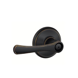 Foto 2 | Foto 2 | Palanca De Puerta Schlage Avila Para Cama Y Baño De Bronce Envejecido - Venta Internacional.