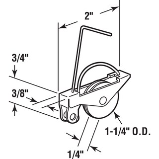 Foto 2 | Foto 2 | Rollo De Resorte De Tensión Para Puertas Corredizas De 3 2 Cm Paquete De 2 - Venta Internacional.