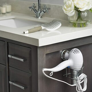 Foto 4 | Foto 4 | Soporte Para Secador De Pelo Better Living Kroma Stick-n-lock Chrome - Venta Internacional.