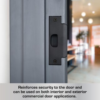 Foto 4 | Foto 4 | Puerta Asa Strike Plate Brinks Color Negro Mate Comercial - Venta Internacional.