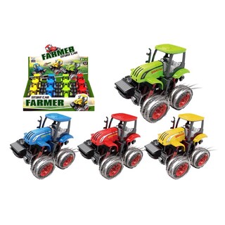 Foto 1 | Foto 1 | Tractor Diamond Visions De Plástico Retráctil Toy Farm Paquete De 12 - Venta Internacional.