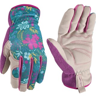 Foto 1 | Foto 1 | Guantes De Trabajo Sin Cordones Wells Lamont Con Estampado Botánico Para Mujer Tamaño Grande - Venta Internacional.
