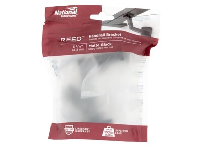 Foto 7 | Foto 7 | Handrail National Hardware N830-524 Reed Black Mate - Venta Internacional.