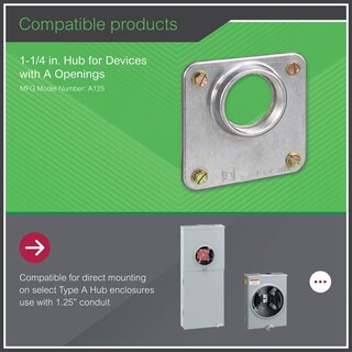 Foto 3 | Foto 3 | Hub Multipuerto Schneider Electric A125 De 1-1/4 Pulgadas Y 4 Orificios - Venta Internacional.