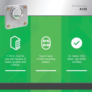 Foto 4 | Foto 4 | Hub Multipuerto Schneider Electric A125 De 1-1/4 Pulgadas Y 4 Orificios - Venta Internacional.