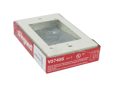 Foto 3 | Foto 3 | Caja De Enchufe Legrand Rectangle Steel 1 Gang Ivory - Venta Internacional.