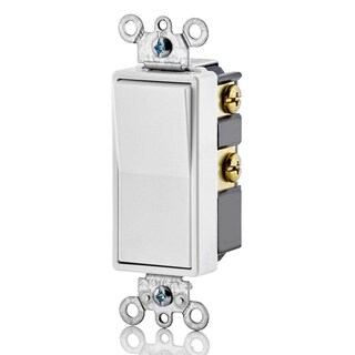 Foto 2 | Foto 2 | Interruptor Decora Leviton 05604 De 15 Amperios Y 4 Vías Color Blanco - Venta Internacional.