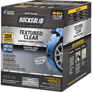 Foto 2 | Foto 2 | Kit De Revestimiento Para Pisos De Garaje Rust-oleum Rocksolid 2.5 Para Automóviles Transparente - Venta Internacional.