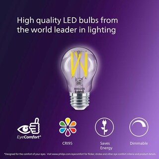 Foto 4 | Foto 4 | Bombillas Led Philips A15 5w 450 Lúmenes Luz Blanca Cálida Paquete De 2 - Venta Internacional.