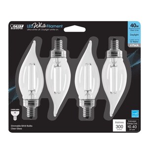 Foto 1 | Foto 1 | Bombillas Led Feit Electric Ba10 E12 40 W Luz Diurna Paquete De 4 Unidades - Venta Internacional.