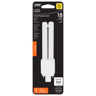 Foto 1 | Foto 1 | Bombilla Led Feit Led Linear Pl G24q-2 Color Blanco Suave 7 W 840 Lm 1 Paquete - Venta Internacional.