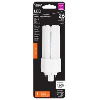 Foto 1 | Foto 1 | Bombilla Led Feit Electric Pl Gx24q-3 26w Blanco Suave - Venta Internacional.