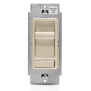 Foto 1 | Foto 1 | Interruptor Regulador Leviton Sureslide 6674-p0t Led Halógeno Incandescente - Venta Internacional.
