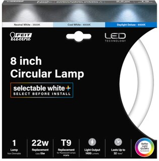 Foto 2 | Foto 2 | Bombilla Feit Electric Fc8 8 Pulgadas Circular 1400 Lm 15 W 120 V - Venta Internacional.