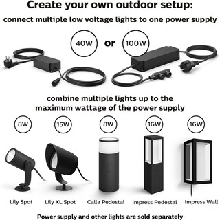 Foto 6 | Foto 6 | Lámpara Smart Pathway Philips Hue Econic Outdoor De 8 W Paquete De 1 Unidad - Venta Internacional.