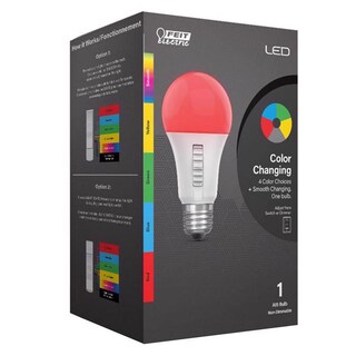 Foto 1 | Foto 1 | Bombilla De Fiesta Feit A19 E26 (mediana) Que Cambia De Color De Forma Inteligente - Venta Internacional.