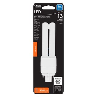 Foto 1 | Foto 1 | Tubo De Luz Led Feit Electric Gx24q-1 4 Pines 13 W Color Blanco Suave - Venta Internacional.