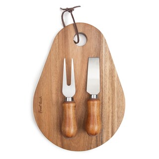 Foto 3 | Foto 3 | Juego De Tablas Para Quesos Final Touch Madera De Acacia 19 Cm 3 Piezas - Venta Internacional.